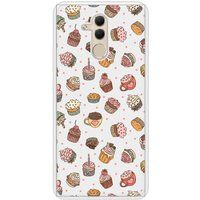 Bedrukt siliconen hoesje compatibel met Mate 20 Lite Cupcake vintage