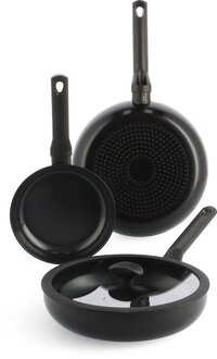 BK Enjoy 3-delige pannenset - PFAS vrij - Zwart