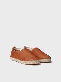 Toni Pons Espadrilles fermées en cuir pour hommes avec semelle en jute | MINO