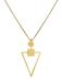 Liebeskind Berlin Ketting 'Dreieck' goud