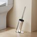 Dileci - Brosse WC Design en Acier Inoxydable Chrome