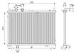 VALEO 701302 Radiateur moteur Aluminium, sans régulateur de liquide de refroidissement