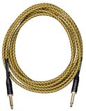 Cascha Professionele lijngitaarkabel, rechte, tweed naturel, 3 m