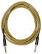 Cascha Professionele Line Gitaarkabel, Recht, Tweed Natural, 6 m
