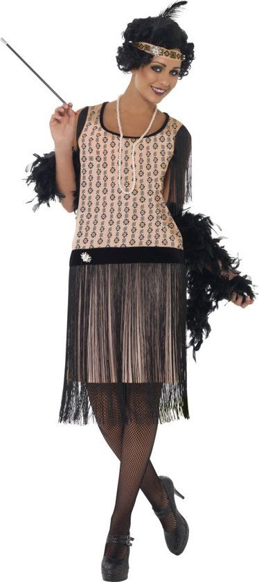 Smiffys 1920's Coco Charleston Dress Size L