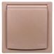 ASFORA Prise SCHUKO IP44 avec cadre (1 poste) marron EPH3100369