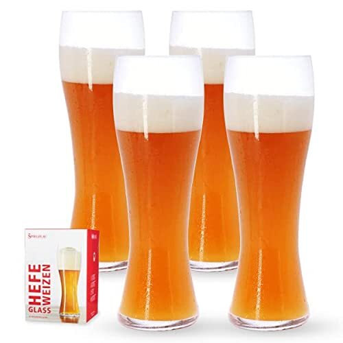 Spiegelau & Nachtmann 4-delige bierglasset, kristalglas, Beer Classics