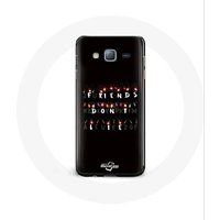 Maniacase Hoesje voor Samsung Galaxy J3 Stranger Things Poster Friends Don't Lie Merry Christmas