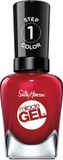 Sally Hansen Miracle Gel Vernis à Ongles Laque 14,7 ml / 0,50 fl oz - 474 Can't Beet Royalty