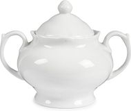 Vessia Suikerpot met deksel - wit - 350 ml - porselein