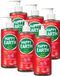Happy Earth Savon floral patchouli - 100% naturel - sans microplastique - lot économique - 6 x 300 ml
