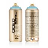 Colortime Montana Gold Spuitbusverf Lichtblauw | Shock Blue Light | Zijdeachtige afwerking | Diverse oppervlakken | 400 ml