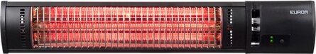 Eurom Golden Shadow 1500 - Terrasverwarmer - Zwart - 1500W - Hangend