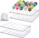 Merkloos Ruikdly Pack of 2 Cake Pop Stands with 100 Pieces Cake Pop Sticks