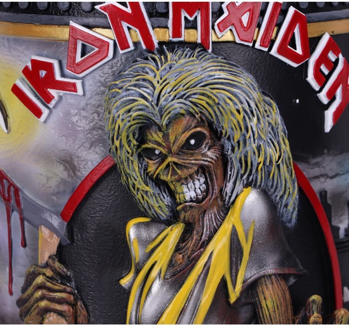 Nemesis Now Officieel gelicentieerd Iron Maiden The Killers Eddie Album Tankard, Zwart