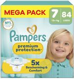 Pampers Premium Protection Luiers Maat 7 Mega Pack - 84 stuks - 15+KG