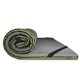 DUÉRMETE ONLINE Topper visco-elastische matras, bio-sport, 5 cm dik, super ademende stof, anti-mijt en bacteriën, anti-stress-effect, 140 x 190 cm