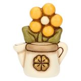 THUN Mini gieter met madeliefje - keramiek - collectie Bomboniera - 4,6 x 3,3 x 6,1 cm