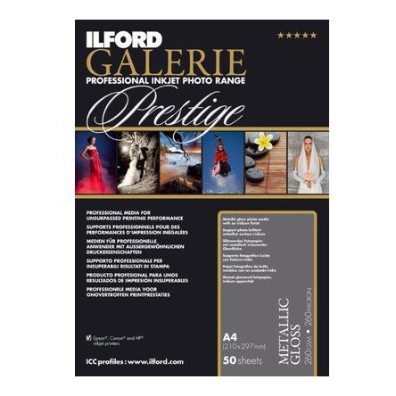 Ilford Galerie Prestige Metallic Gloss A4 260g 25 Vel