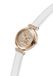 Guess Array Quartz Analoog Horloge Wit Kast Gemaakt Van 100% Roestvrij Staal En Een Armband Van 100% Echt Leer 28 GW1046L2, GW1046L4