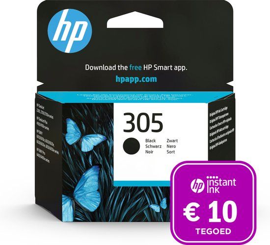 HP 305 Zwart - Inktcartridge - Origineel