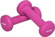 Gorilla Sports Vinyl Halterset - 1 kg (2 x 0,5 kg) - Roze