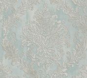 A.S. Création Vliesbehang, Ornamentbehang blauw | B790493, 10,05 m x 0,53 m