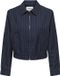 Only Blazer Onlaline L/s Pinstripe Bomber Jacke 15378803 Night Sky/white Pins Dames Maat - W40