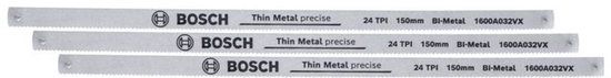 Bosch Precise 150 mm reciprozaagbladen set van 3