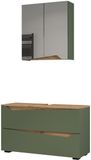 Vicco Badkamermeubelset Marelle, Groen/Artisanaal eiken, 2 delen