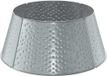 vidaXL Kerstboomrok kegelvormig zilver ø 62 x 25 cm staal
