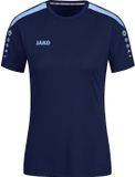 Jako Power Shirt Korte Mouw Dames - Hemelsblauw / Marine