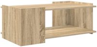 vidaXL Salontafel Sonoma Eiken 90 x 50 x 33 cm Bewerkt hout