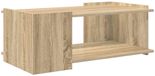 vidaXL Salontafel Sonoma Eiken 90 x 50 x 33 cm Bewerkt hout
