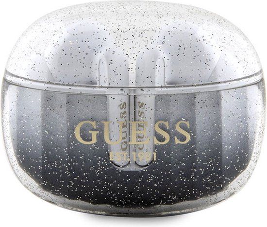 Guess Glitter Gradient TWS Bluetooth In-Ear Oordopjes - Zwart