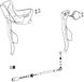 Sram shifter rival e1 axs disc links alleen shifter excl. remklauw