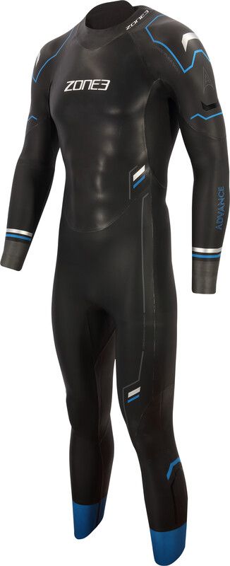 Zone3 Advance Wetsuit Men - Black/Blue/Gun Metal - 5056305710668