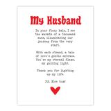 Artery8 Romantisch en grappig liefdesgedicht voor slaapkamer, grote muurposter gedrukt op dik papier, 45,7 x 61 cm