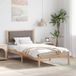 Maison Exclusive - Cadre de lit avec tête de lit, couleur taupe, 90 x 190 cm, en pin massif