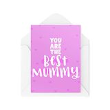 Grappige CBH1583 Grappige Moederdag Kaarten - U bent de Beste Mummie - Mummy Cards - Stepmum Card - Mama Waardering Kaart - Bonus Mum