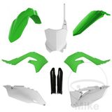 POLISPORT 91495 - Volledige Plastic Set (met Vorkbeschermers) KAWASAKI Kleur OEM 19