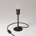 Creative Cables Lampe de table MAG-Y avec base ronde en métal et support d'abat-jour