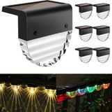 Impact Life 4 pièces Lumière de balcon LED solaire pour extérieur - Étanche