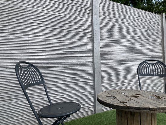 Intergard Beton schutting Bamboostone dubbelzijdig 200x200cm
