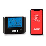VEMER VE787200 CW timer, wifi, stroomvoorziening 230 V, afstandsbediening via app, zwart