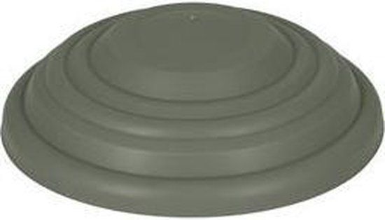 Bailey Plafondkap groot CementGrijs Ø15x4cm RAL7033