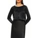 s.Oliver T-shirts Noir Taille : 46 | Manches longues Outlet | Femme | Le Noir