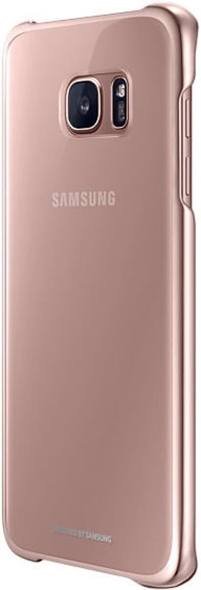 Samsung Galaxy S7 Edge Clear Cover Origineel - Roze