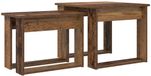 vidaXL Koffietafel set 2 stuks oud hout 50 x 52 x 42 cm