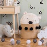 A.S. Création PANDABEER BEHANG | Kinderkamer - groen zwart wit bruin
